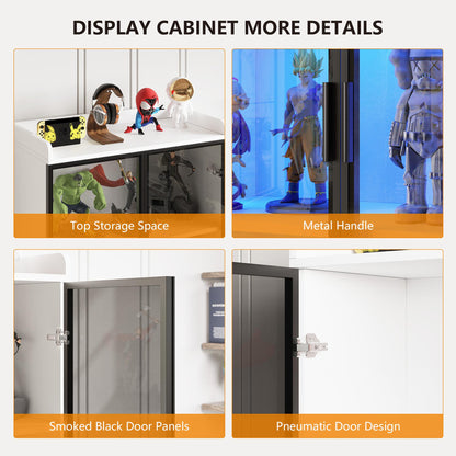Miu Storage cabinet,Motion Sensor LED Wine Cabinet,3-color-light,Automatic induction light,Multiple cabinets,Easy to install,Acrylic material